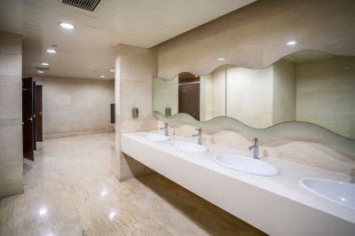 Luxurious Bathroom with Natural Stone Elements